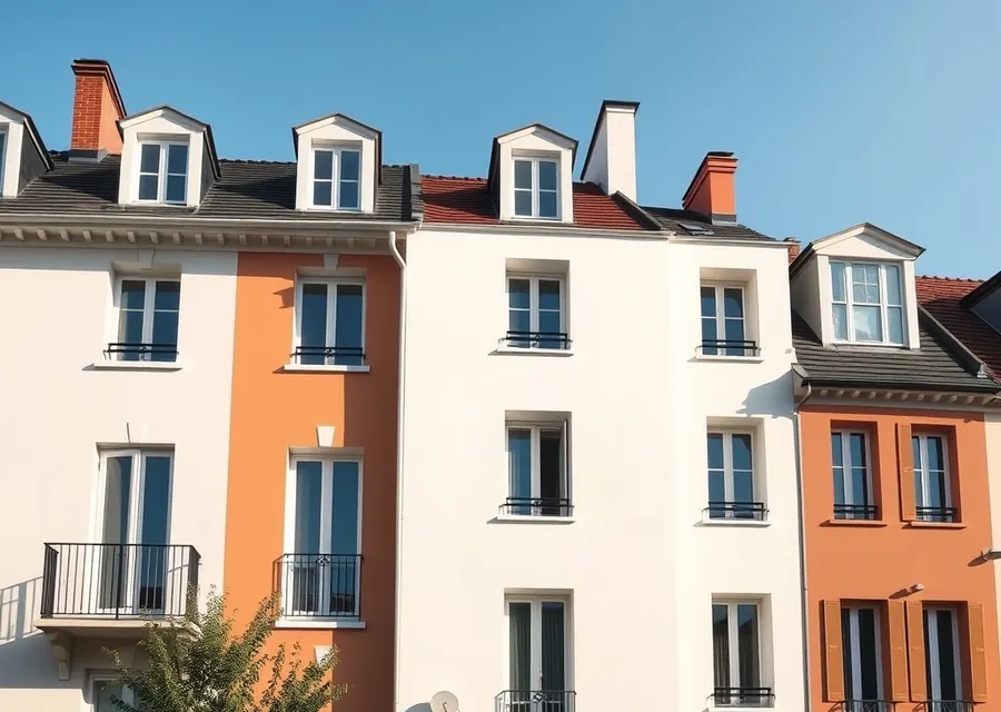 Façade rénovée par un artisan peintre à Nice